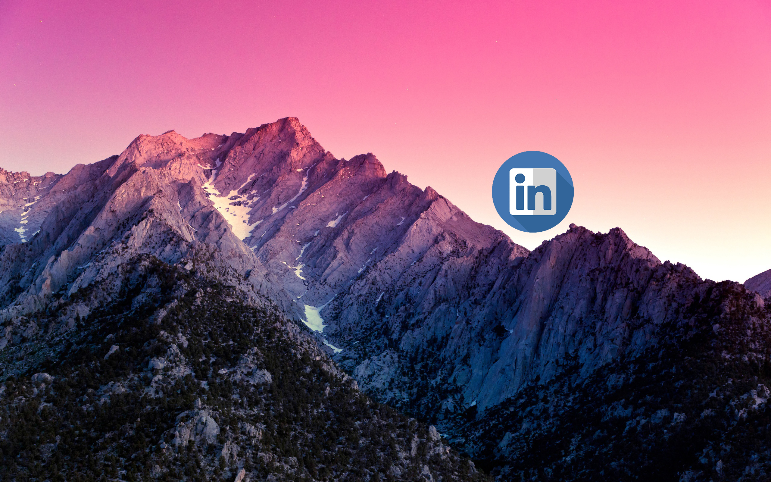 Fondo de la sección del perfil de LinkedIn